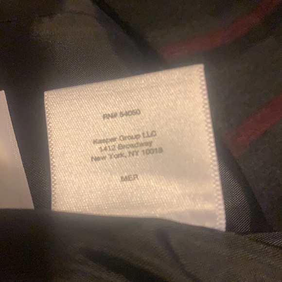 NINE WEST Women's Stripe Blazer Sz 10 (Defect for a repair guru 😊) - Picture 13 of 13